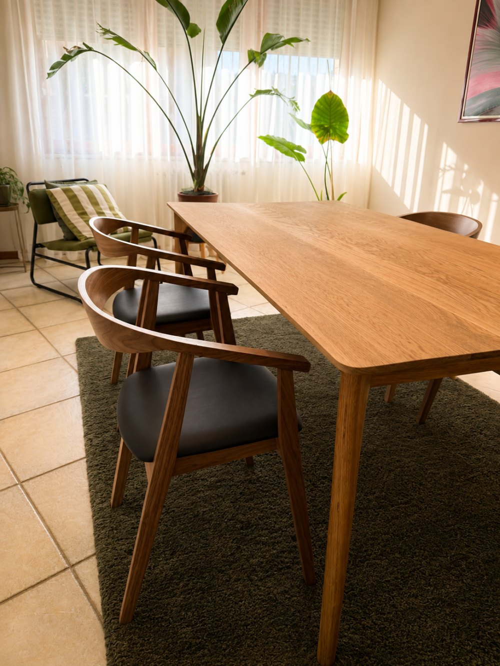 tavolo su misura in rovere
