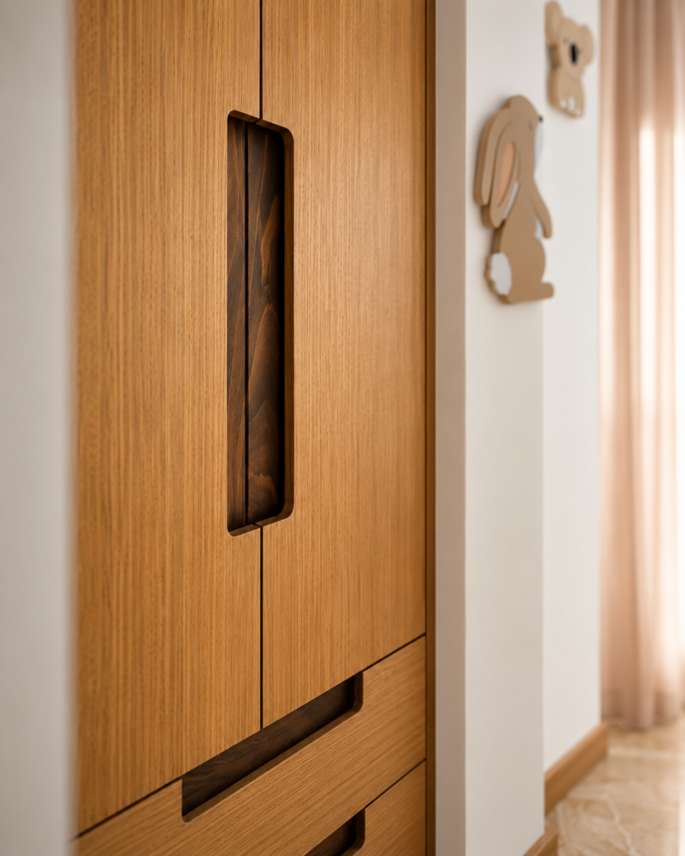 armadio in rovere